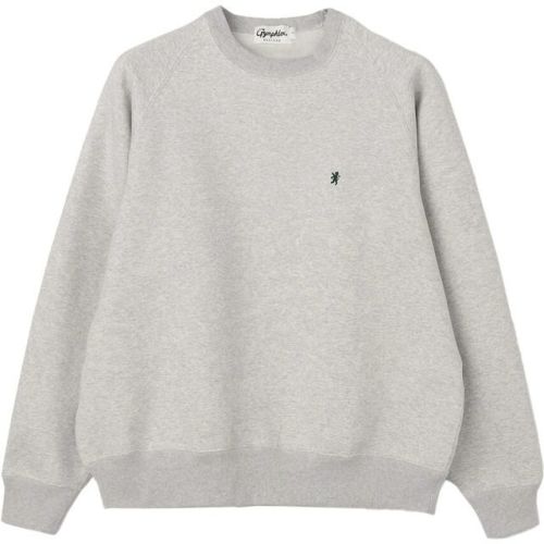クルーネックプルオーバー メンズ トレーナー グレー #GY-C0292 TCF