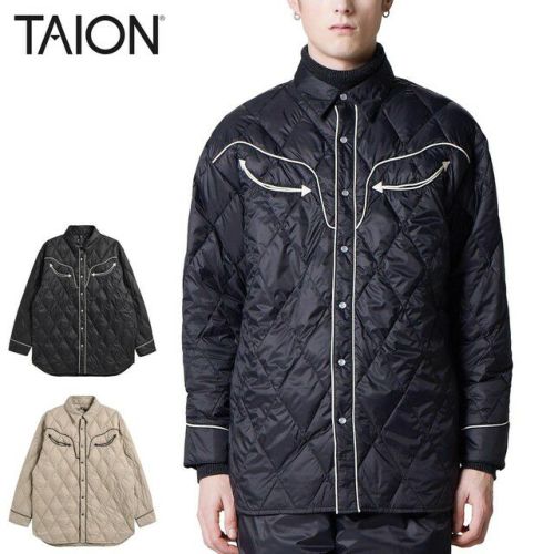 ジャパンスペシャル ウエスタン ダウンシャツ WESTERN PIPING DOWN SHIRT メンズ レディース ジャケット TAION-SH19JS
